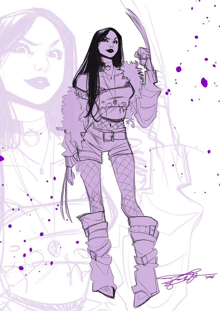 GiadaBelvi_art's tweet photo. Laura Kinney Wolverine, my queen

SNIKT!

Commission wip!
@comixartconnect https://t.co/3xyEZx8qtS