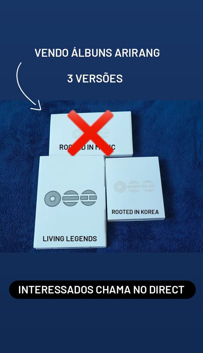 rayssafelix51's tweet photo. Vendo álbuns ARIRANG!!!

• ROOTED IN KOREA 
• LIVING LEGENDS 

OBS: QUEM COMPRAR OS DOIS JUNTOS VAI LEVAR DE BRINDE A POB DO NAMJOON (CHAVEIRO) 

PRECISO VENDER LOGOOOO

#arirang #BTS_WORLDTOUR_ARİRANG #BTS_ARİRANG https://t.co/zpvPcThcQM