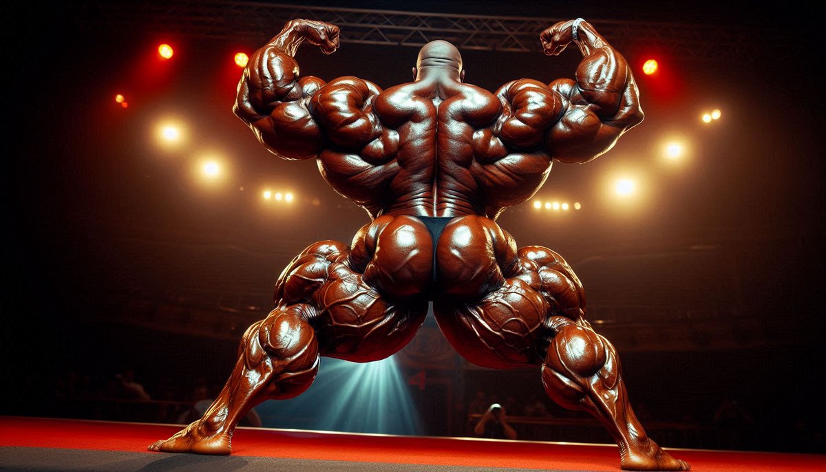 thehuuuge's tweet photo. Back double bicep. And double cheek. #AIart️️️️️️️️️️️️️️️️️️️️️️️️️️️️️️️️️️️️️️️️️️️️️️️️️️️ #aimuscleman #AIMens #hugemuscle #MuscleMass #musclemen #bodybuilderai https://t.co/Qt2CgOpXrJ