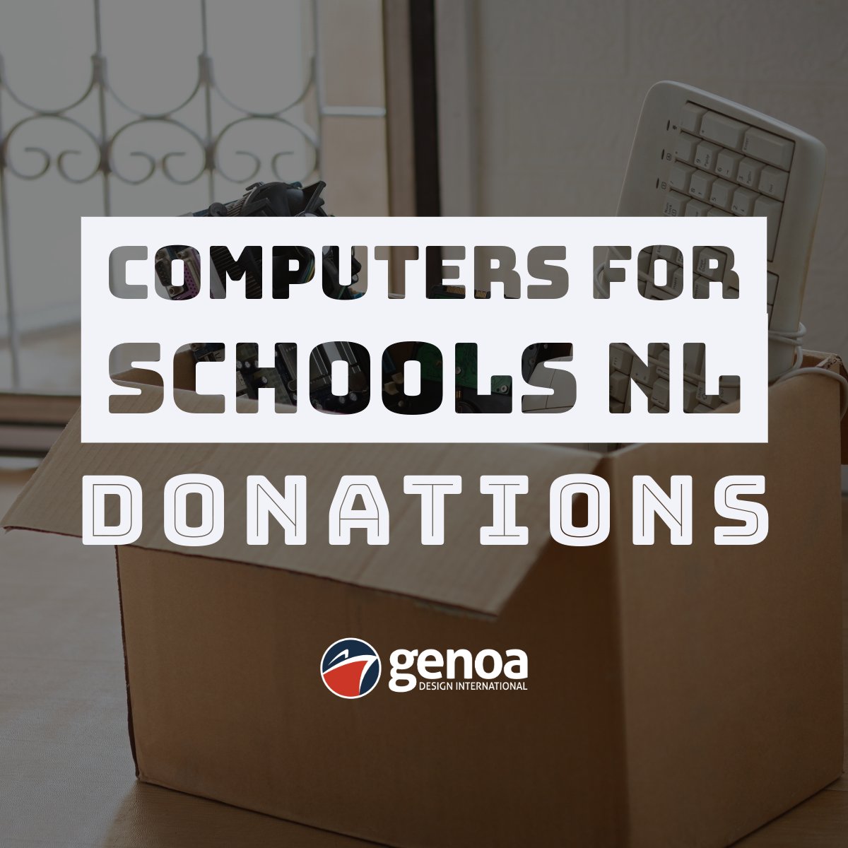 genoadesign's tweet photo. 💻 Giving retired tech a second life.

As part of Genoa’s commitment to cybersecurity and giving back to our communities, we now donate retired devices to @cfs_nl where they're refurbished and redistributed to schools, nonprofits, and other organizations that can put them to good use.

So far, Genoa has donated 259 pieces of technology, giving them another opportunity to support learning, connection, and community organizations.

We’re proud to see equipment that has reached the end of its time at Genoa continue to make an impact elsewhere. 💙
