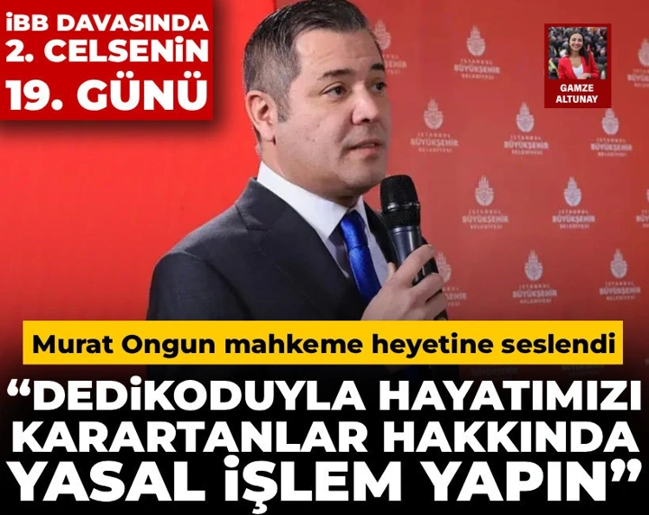 halktvcomtr's tweet photo. İBB davasında 2. celsenin 19. günü: Duruşma sona erdi

Medya AŞ Yönetim Kurulu Başkanı Murat Ongun, etkin pişmanlıktan yararlanan sanıklara tepki gösterdi

💬 "Sizden ve heyetinizden dedikoduyla hayatımızı karartanlar hakkında daha ciddi yasal işlemler yapmanızı arzu ediyorum"
https://t.co/sn3iIcMMI1