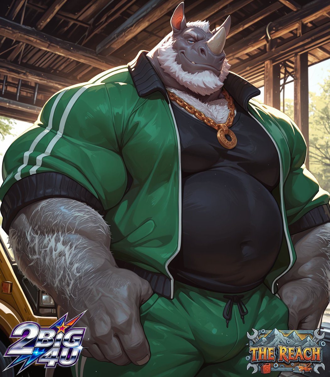 Bulkstudi0's tweet photo. Zaxx, third founding member &amp; bass singer of 2BIG4U and owner of Wreckage Auto Shop is now available for chat over on JanitorAI! Find us under TheReachAI. 🦏(Check our LinkTree!) 😘 

by @illbearfloof https://t.co/vrSTnBgcUy