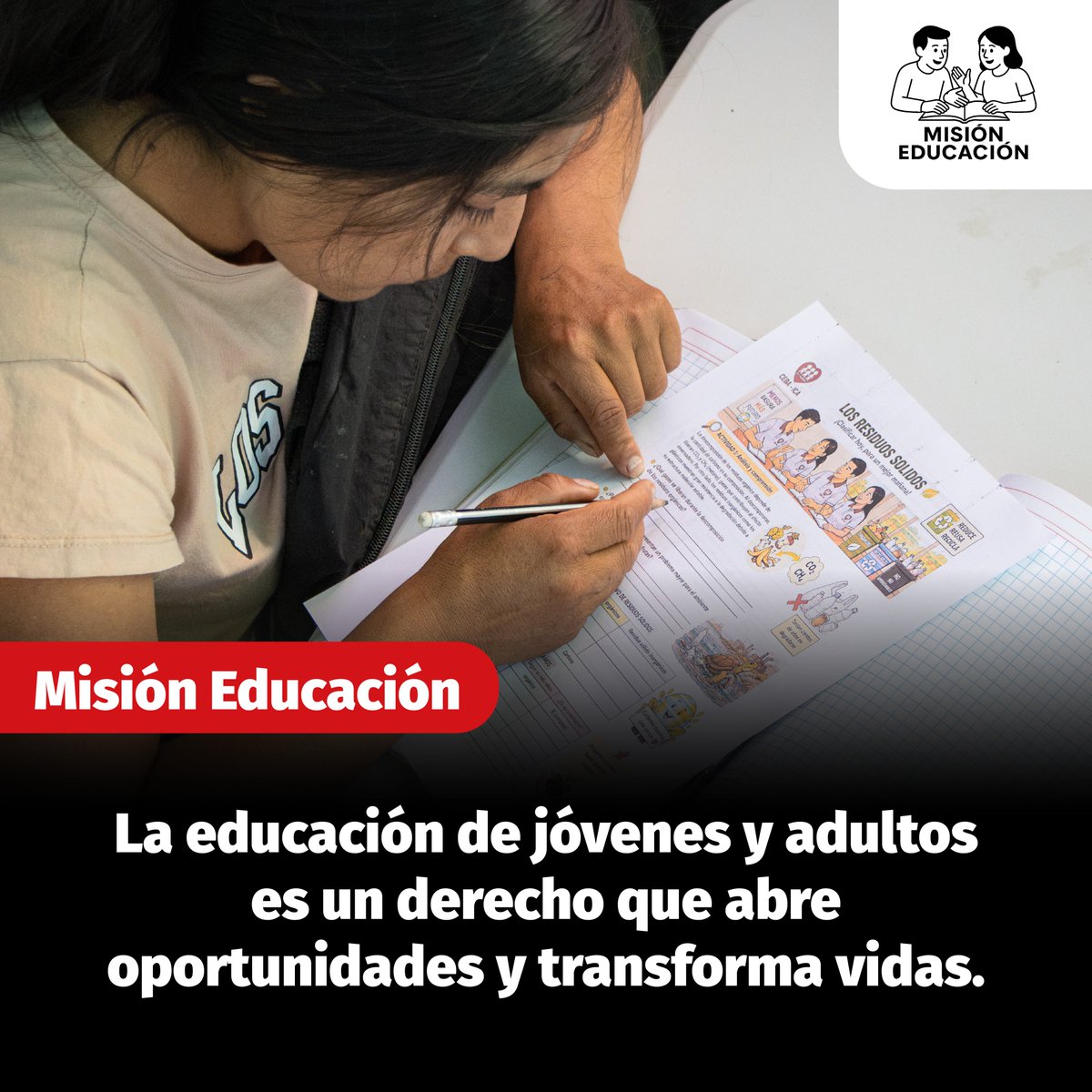 FeyAlegriaPeru's tweet photo. #MisiónEducación |  La educación no tiene edad. Es un derecho que debe acompañarnos durante toda la vida. Garantizar oportunidades educativas para jóvenes y adultos significa avanzar hacia una sociedad con mayor dignidad, inclusión y productividad.

🔗https://t.co/IwspzHSYSY https://t.co/zHeeUGCKNS