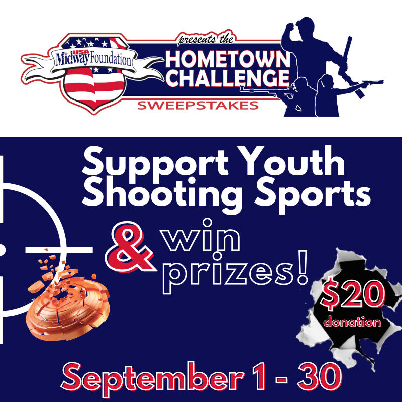 MidwayUSAFounda's tweet photo. The 2026 Hometown Challenge gives teams the chance to compete and provides donors with an entry into our multi-prize sweepstakes!  The team that receives at least one match-eligible donation during September qualifies for the competition.
https://t.co/D54pTMxE0N https://t.co/ttSh4T6tLa