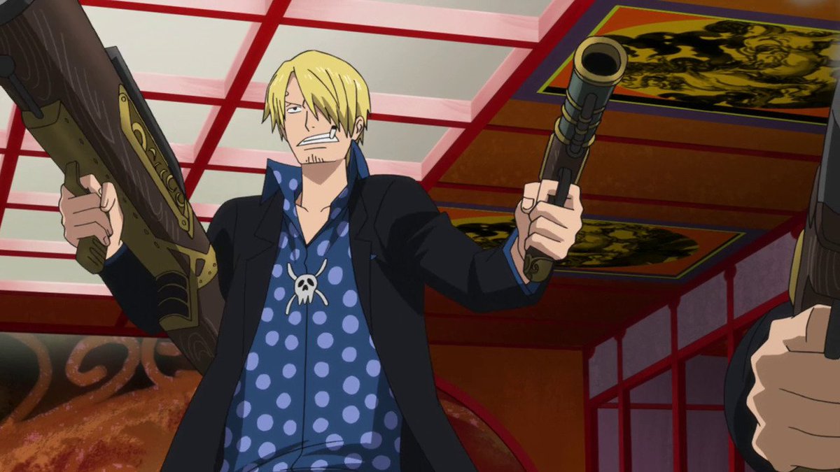 over100tabs's tweet photo. Oda orginally going to have Sanji be a gunner and it showing https://t.co/CwbVgMm8kd