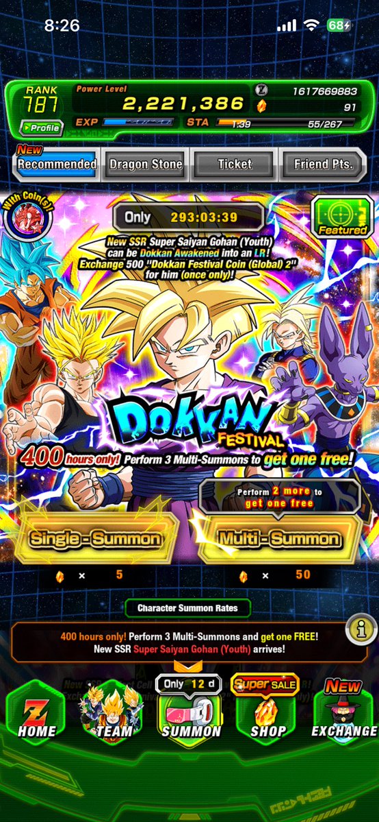 Shuijjba's tweet photo. Será que termino la rotación aver si me sale el trunks phy?…. 
Ya tengo para el pity y el banner tiene mucho valor para mi, a excepción del puro Goku blue teq que está rainbow….
No me gusta dejar mi destino en los tickets https://t.co/Jw7msP7Dqr