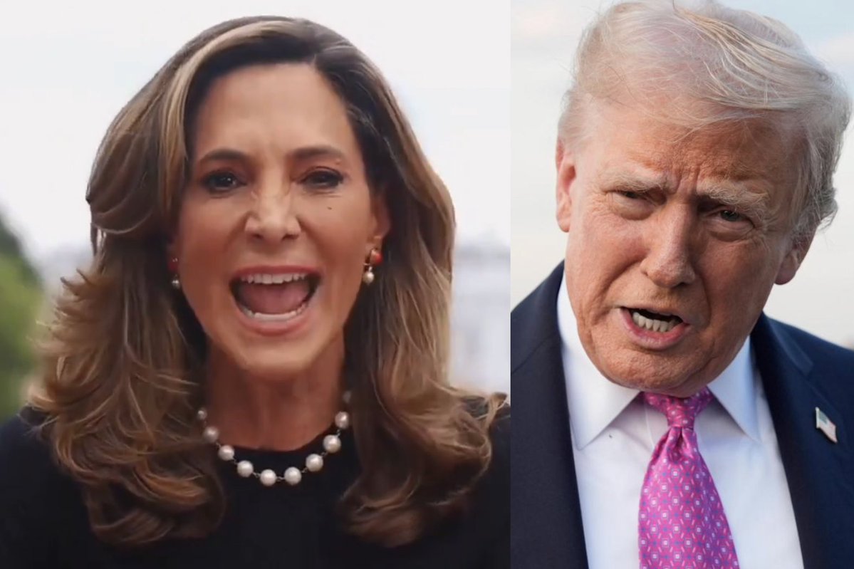 OccupyDemocrats's tweet photo. BREAKING: REBELLION! MAGA Rep. Maria Elvira Salazar releases a stunning campaign ad attacking Donald Trump for his brutal treatment of the Hispanic community.

There's breaking ranks, and then there's shattering them...

"Mr. President, some of your immigration enforcement efforts have gone too far. In July, 50% of the 50,000 people that were detained had no criminal record," said Salazar. "Be careful what your advisors are telling you about immigration policy."

The urge to blame Trump's inhumane treatment of migrant detainees on his advisors is a classic case of the "good tsar, bad boyars" trope, in which a leader with a cult of personality is shielded from blame for his own administration's actions. It's laughable in this case. Yes, racist fascist creeps like Stephen Miller are certainly heavily involved in ICE's crimes, but ultimately the buck stops with Trump. He's the President.

If she had left it there, Salazar's remarks wouldn't be worth mentioning, but she had more to say—

"The same Hispanics who helped you get to the White House in 2024 feel betrayed today," she continued. "You can be for immigration what Lincoln was for slavery and Reagan was for communism. I'm not talking about giving them amnesty. I'm talking about giving them a dignified life in this promised land. I am Maria Elvira Salazar and I approve this message."

The use of the word "betrayed" is a big decision, because it's exactly the kind of allegation that could get under Trump's skin and prompt him to publicly declare Salazar an enemy. Her decision to plant a flag on this issue shows that Trump's popularity with Republican voters is waning. This congresswoman believes that she's more likely to win reelection by opposing Trump than by marching lockstep with him.

A sea change is coming. MAGA's days are numbered.

Please ❤️ and share to urge more Republicans to get off the Trump train!