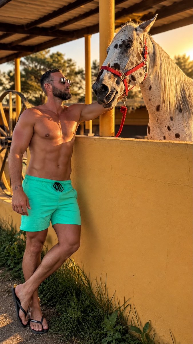 Danlaurentx's tweet photo. Golden hour, good company &amp; a little wild energy. 🐎☀️
Some moments just don’t need a caption.

#HorseLife #GoldenHour #Equestrian #HorseLovers #Nature #Lifestyle #Vibes https://t.co/cbmpDGzXvD