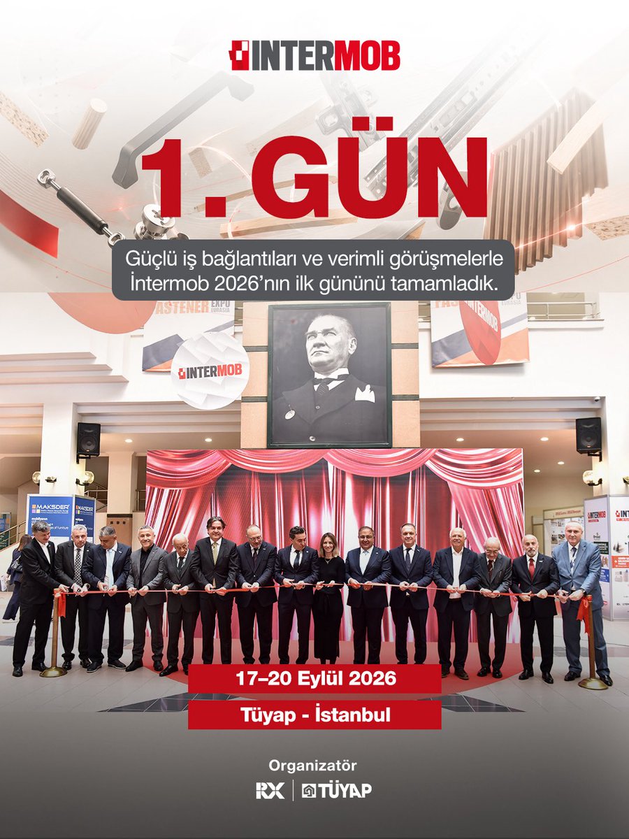 intermobist's tweet photo. İntermob 2026’da ilk günü geride bıraktık!

🔗 Online biletinizi profilimizdeki bağlantıdan alabilirsiniz.

🕙 Ziyaret Saatleri
 18–19 Eylül | 10.00–18.00
 20 Eylül | 10.00–17.00

📅 17–20 Eylül 2026
📍 Tüyap İstanbul https://t.co/uA7S7defim