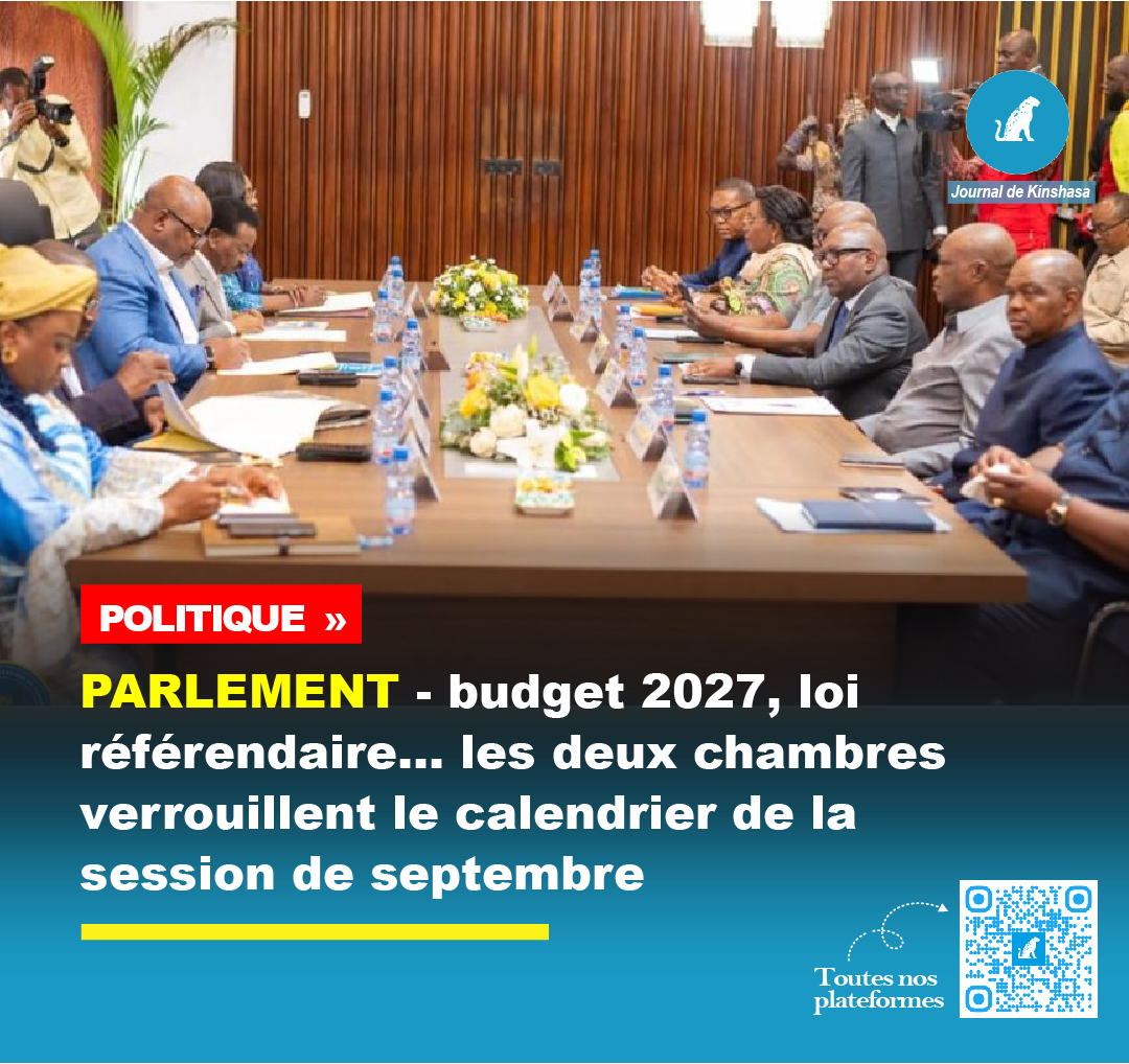 JournalDekin1's tweet photo. L'Assemblée nationale et le Sénat ont harmonisé le calendrier de la session de septembre 2026. Budget 2027, loi référendaire et plus de 42 dossiers en retard figurent parmi les priorités.

Lire l'article👉🏼👉🏼 https://t.co/5X3WOYd68m https://t.co/xnEnnQ01Ur