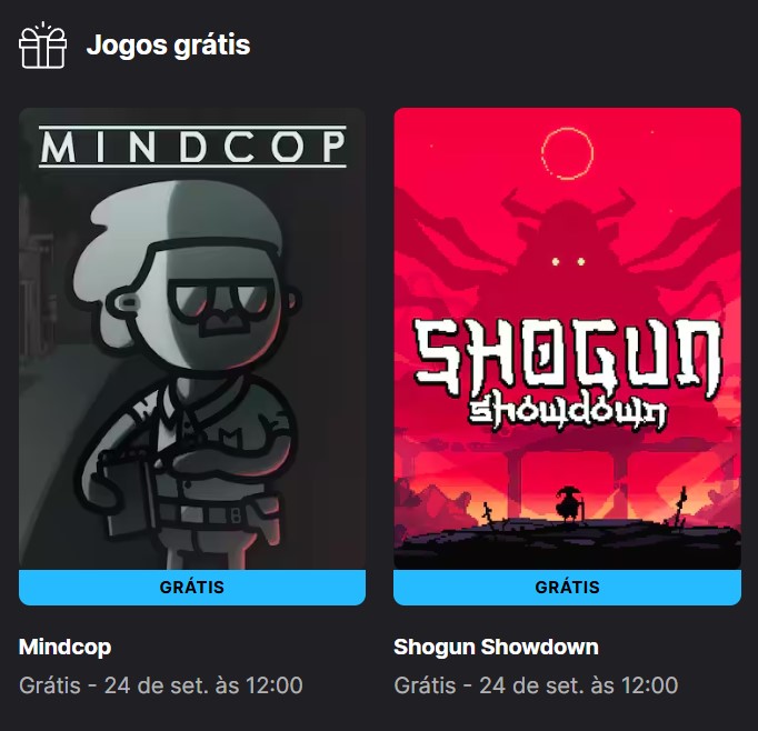 PromocaoDiario's tweet photo. Jogos grátis pra resgatar!

For honor via ubisoft connect: https://t.co/GGtvYYrQUg

Epic games Store

Mindcop: https://t.co/Xemn3HGRWD

Shogun Showdown: https://t.co/WABAwEatyT

Grupos: https://t.co/JoKNSLHAc6 https://t.co/6aFLGr9Rgr