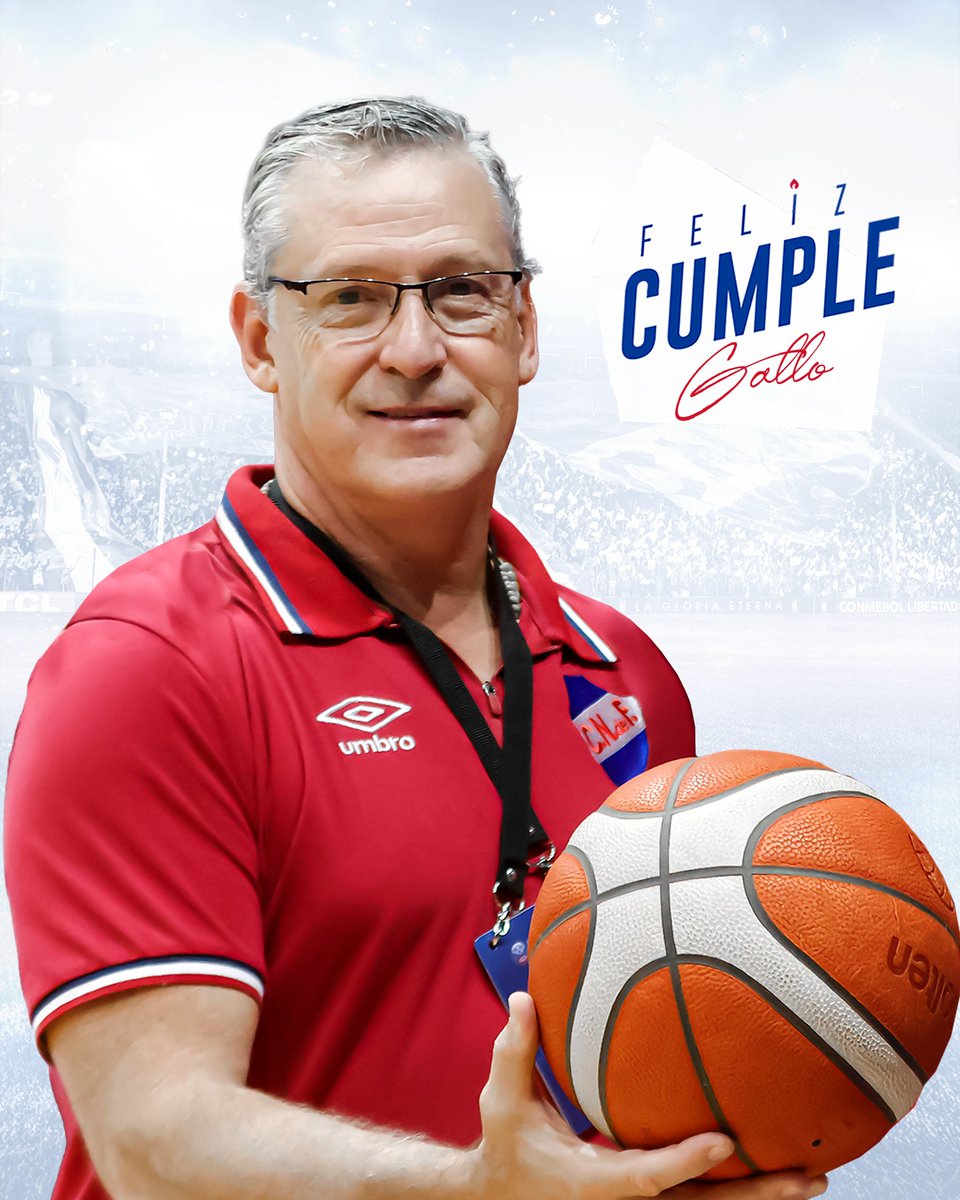 CNdeFbasketball's tweet photo. 🎉Feliz cumpleaños para nuestro Presidente, campeón de la Liga Uruguaya 24/25 y la Liga Sudamericana 2024 🏆🏆 https://t.co/CYbPYqqWYw