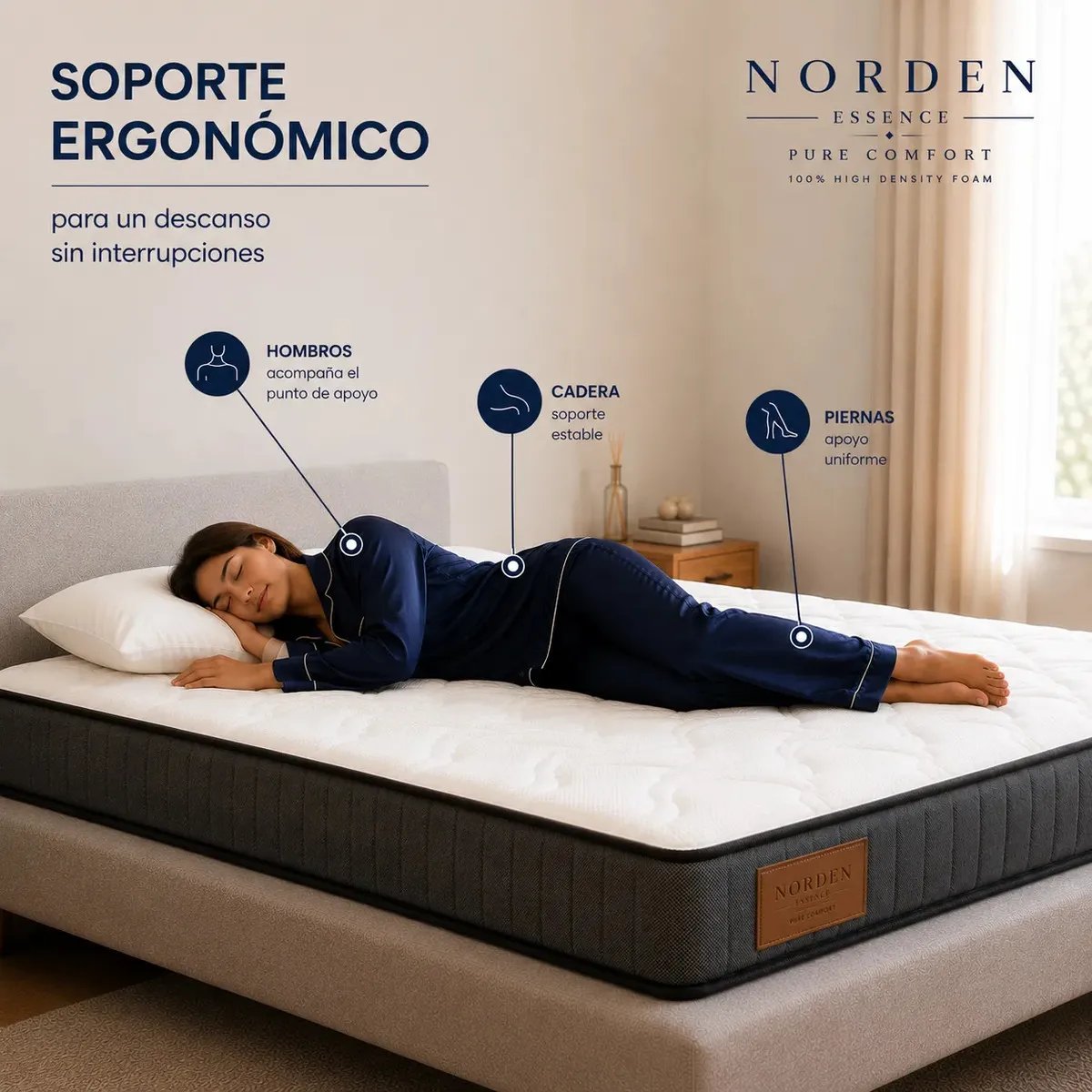 ofertitasarg's tweet photo. 🛏️🔥 COLCHÓN 2 PLAZAS CON 41% OFF

😴 Norden Essence 140x190 cm
✨ Espuma premium de alta densidad
📦 Viene en caja
💸 $294.452 | Antes $499.999
💳 6 cuotas de $66.246
🔍 Buscalo en Mercado Libre con: X4JB8G-P9W7
🛒 https://t.co/VuYAxrJGxT https://t.co/mA8OUSiw9t