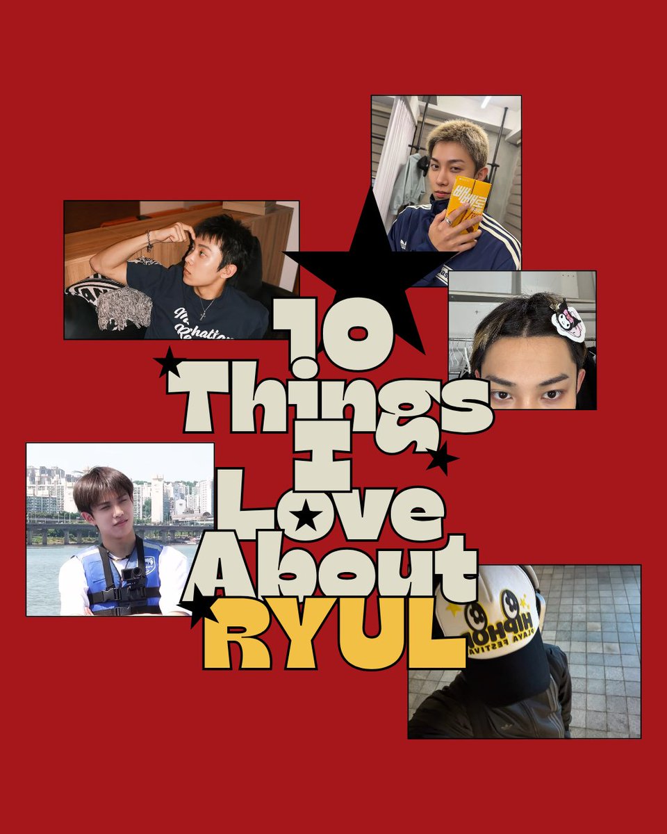 ryuristyle's tweet photo. 10 things i love about RYUL 💖

OUR RAPSTAR RYUL DAY
#태어난날부터_RYULSTYLE
#20thRyulStyle https://t.co/0qptqBYma3