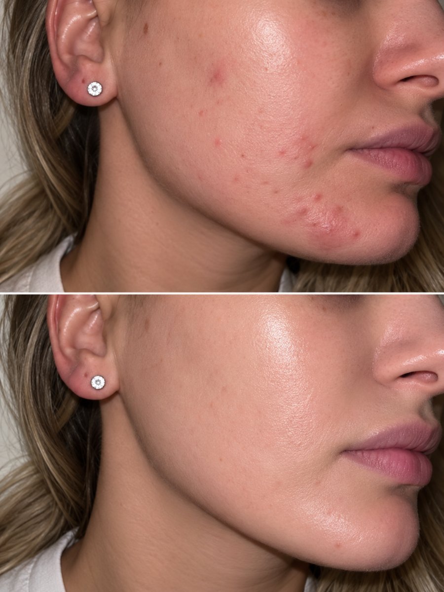 saho794's tweet photo. GIRLS, hormonal acne made me hide in photos
and plan every outing around whether I could cover my skin 😭

I kept trying to fix it by adding more products.
But my skin started looking better when I did the opposite and stayed consistent with just these two.

One for the look of breakouts and post-acne redness,
one to keep my skin feeling calm.
The breakouts got better first.
The redness took longer.

It wasn’t overnight, but now I don’t automatically reach
for full-coverage makeup before I leave the house.
If you’re in that “why won’t it fade?” stage, don’t give up. 🤍
https://t.co/fMIEcZX4kp
