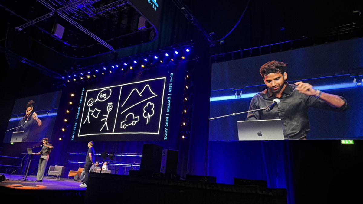 gaur_manu's tweet photo. Had a great time at ECCV last week. Gave my first talk. Met amazing people. Enjoyed good food and wine by the sea. Until next time, Sweden! https://t.co/OmZ0fXv3ep