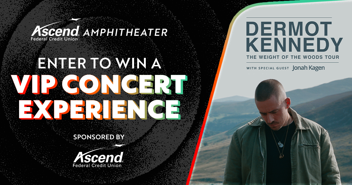 AscendAmp's tweet photo. @DermotKennedy fans, this one’s for you 🔊

One lucky winner + their favorite concert plus 1 are getting the VIP treatment on October 11, thanks to Ascend Federal Credit Union! ⬇️ https://t.co/JpRTJ4cfXF