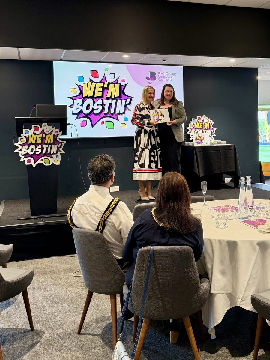 WolvesMayor's tweet photo. Grit, ingenuity &amp; pride in place - three qualities that capture the spirit of the Black Country.

It was a pleasure to join the Black Country Chamber of Commerce to celebrate the 50 businesses recognised through the Bostin’ campaign &amp; the contribution they make across our region. https://t.co/bAWOPi1RQr