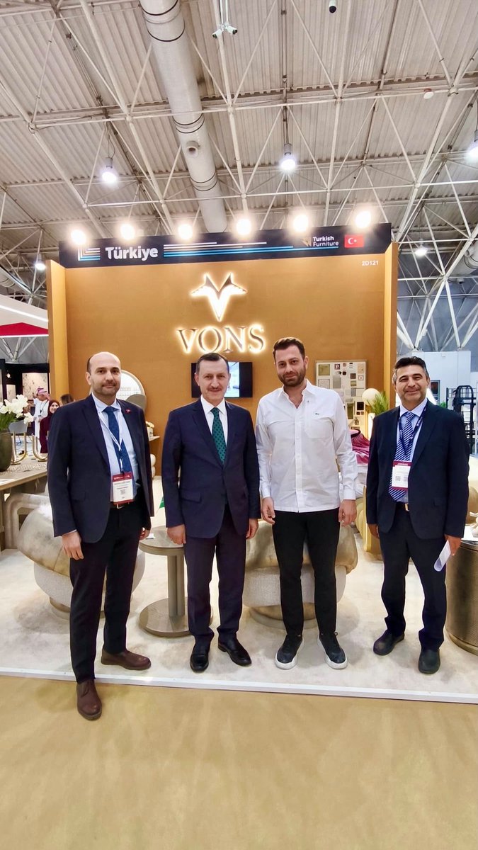 emrullahisler's tweet photo. 📍Riyad Uluslararası Kongre ve Sergi Merkezi

INDEX 2026 Saudi Arabia; iç dizayn,dekorasyon ve otel mobilyaları fuarına katılım sağlayan Türk firmalarımızın standlarını ziyaret ettik.

Firmalarımıza fuarda başarılar; hayırlı işler ve bereketli kazançlar diliyorum🇹🇷🇸🇦
@indexsaudi https://t.co/YEn2LL9xXU
