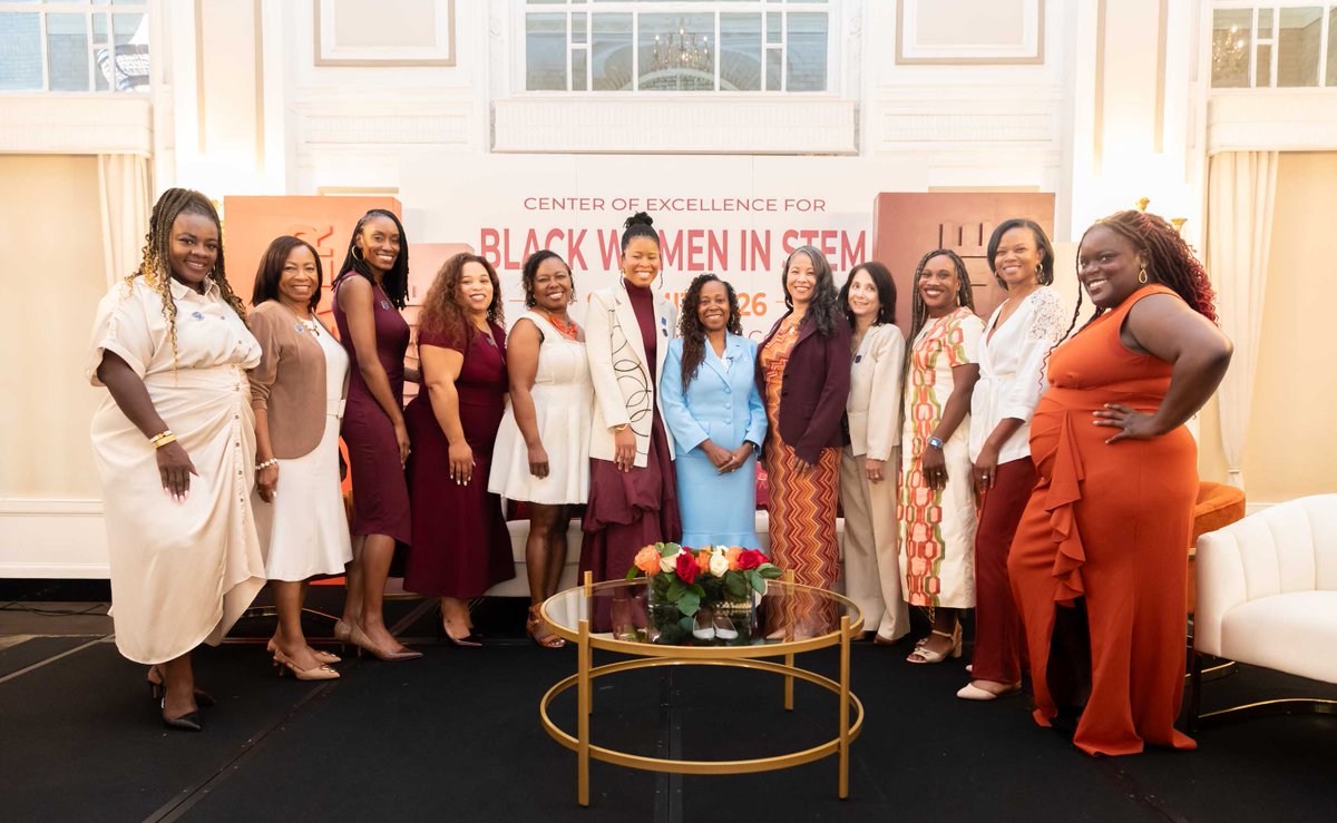 SpelmanPres1881's tweet photo. Spelman continues to lead the way in creating pathways for Black women to shape the future of STEM. Last week's Black Women in STEM Summit brought scholars, students, and partners together to build connections and turn vision into practice. The future is being built here. https://t.co/FpGXXKBkiB