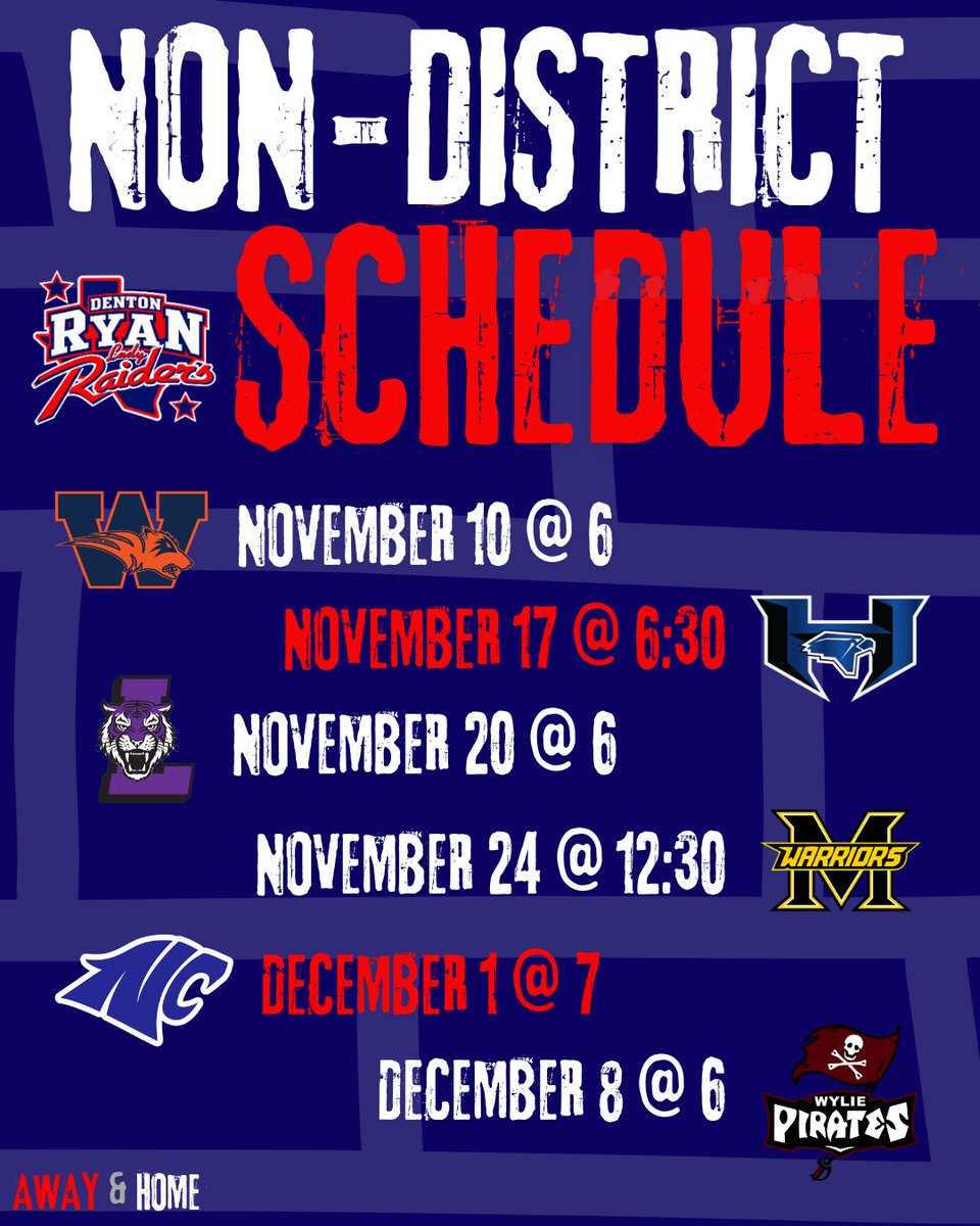RyanGirlsBball's tweet photo. Schedule release, part 2.
A lot of smoke before the district season gets getting in December! Great opponents, great competition, great preparation.
#NewLook
#SameStandard https://t.co/TNSTQfeOW3