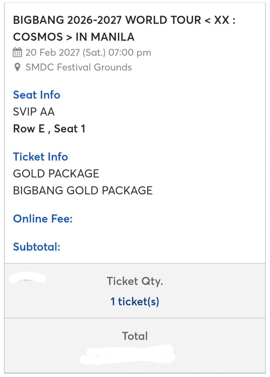 nicklavarias's tweet photo. 3RD TIME'S A CHARM SECURING THROUGH @nabi_dclxvi!

I GET TO SEE BIGBANG FOR THE 3RD TIME! 💛

THANK YOU SO MUCH! 🥹 #jennie122595 #COSMOS_WORLD_TOUR_IN_MANILA https://t.co/T727gUAOSu