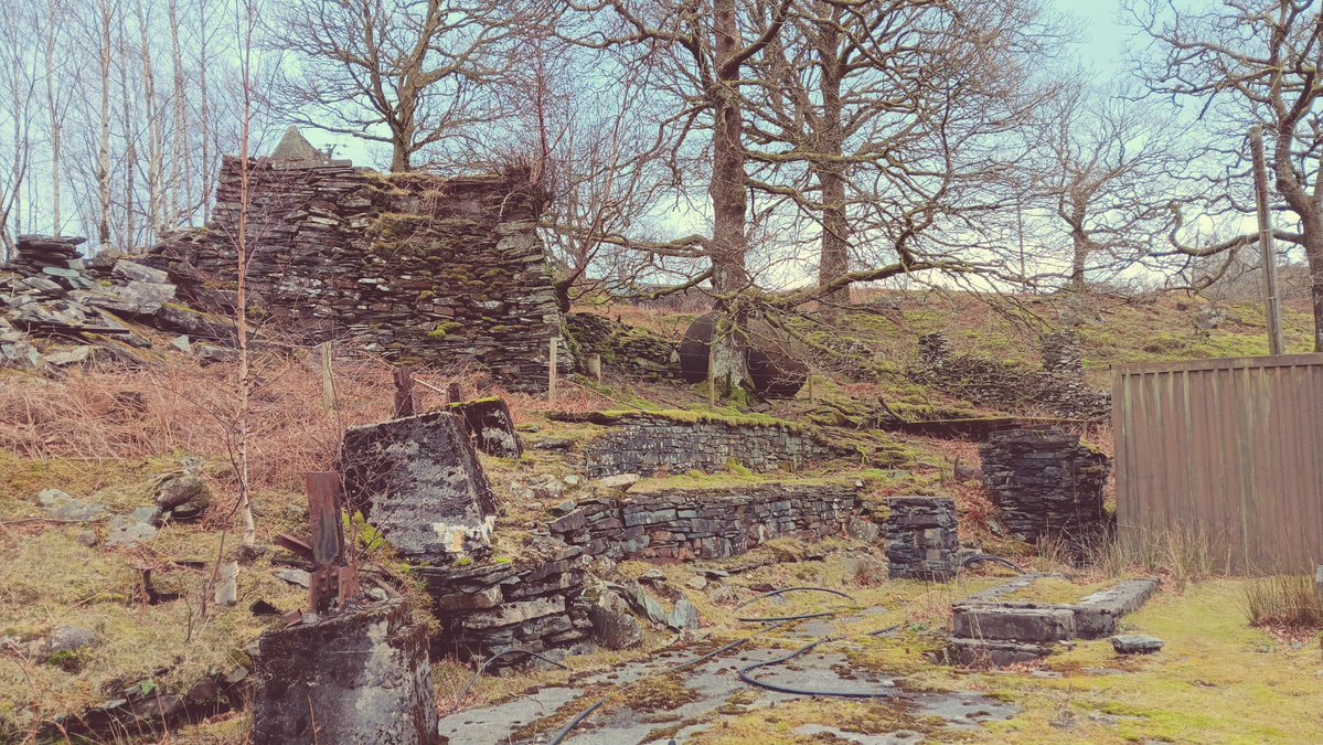 BygoneSodor's tweet photo. The abandoned incline top at Ward Fell, formerly part of the Skarloey Railway https://t.co/ZLLuCzAyxq
