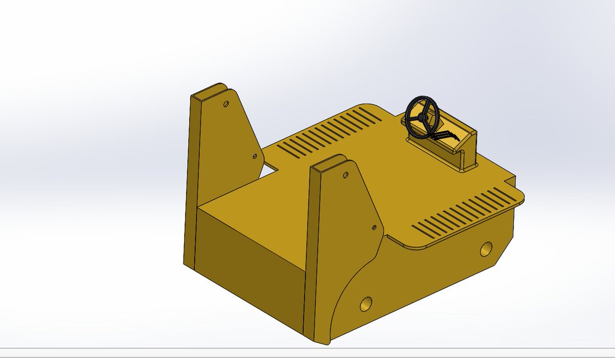jreal102's tweet photo. Day 25/30 - SolidWorks Challenge ⚙️🔥 

Today's session was different. I planned to use the last 6 days of the challenge to draw a BobCat loader in SolidWorks. So today, I drew the main body of the design.

Another day of learning, designing, and improving my SolidWork skills🤞 https://t.co/3xpsEq2LgK