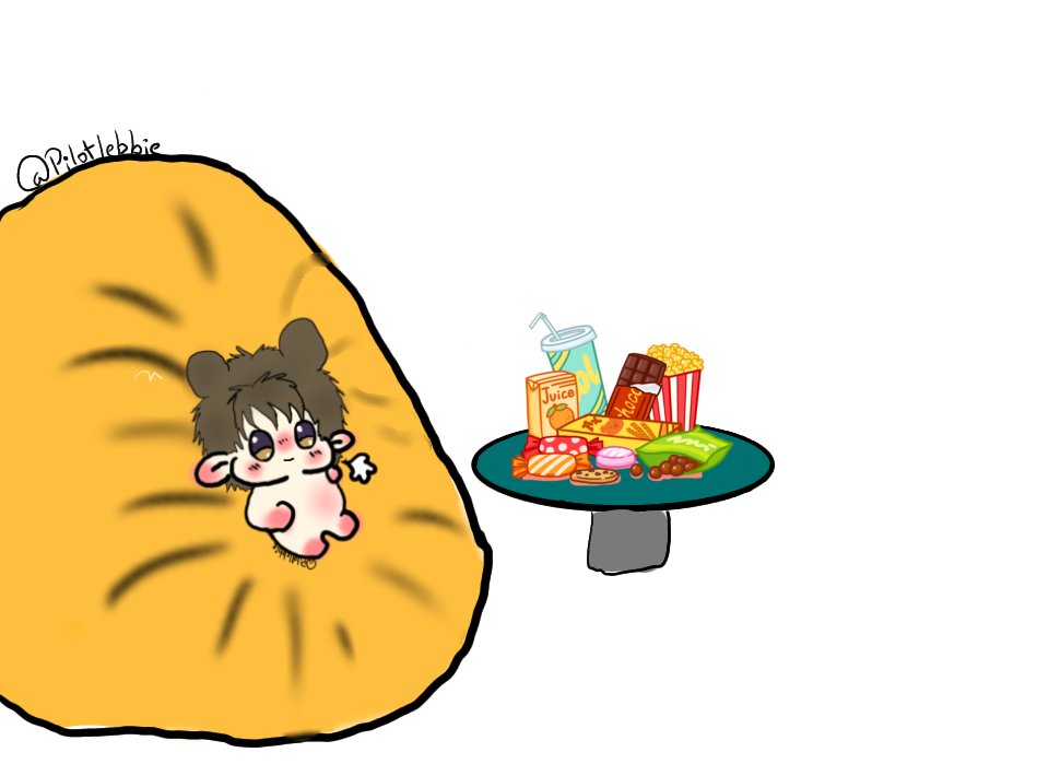 Pilotlebbie's tweet photo. Hmm....where did all my snacks go?? https://t.co/LYbDJBXhut