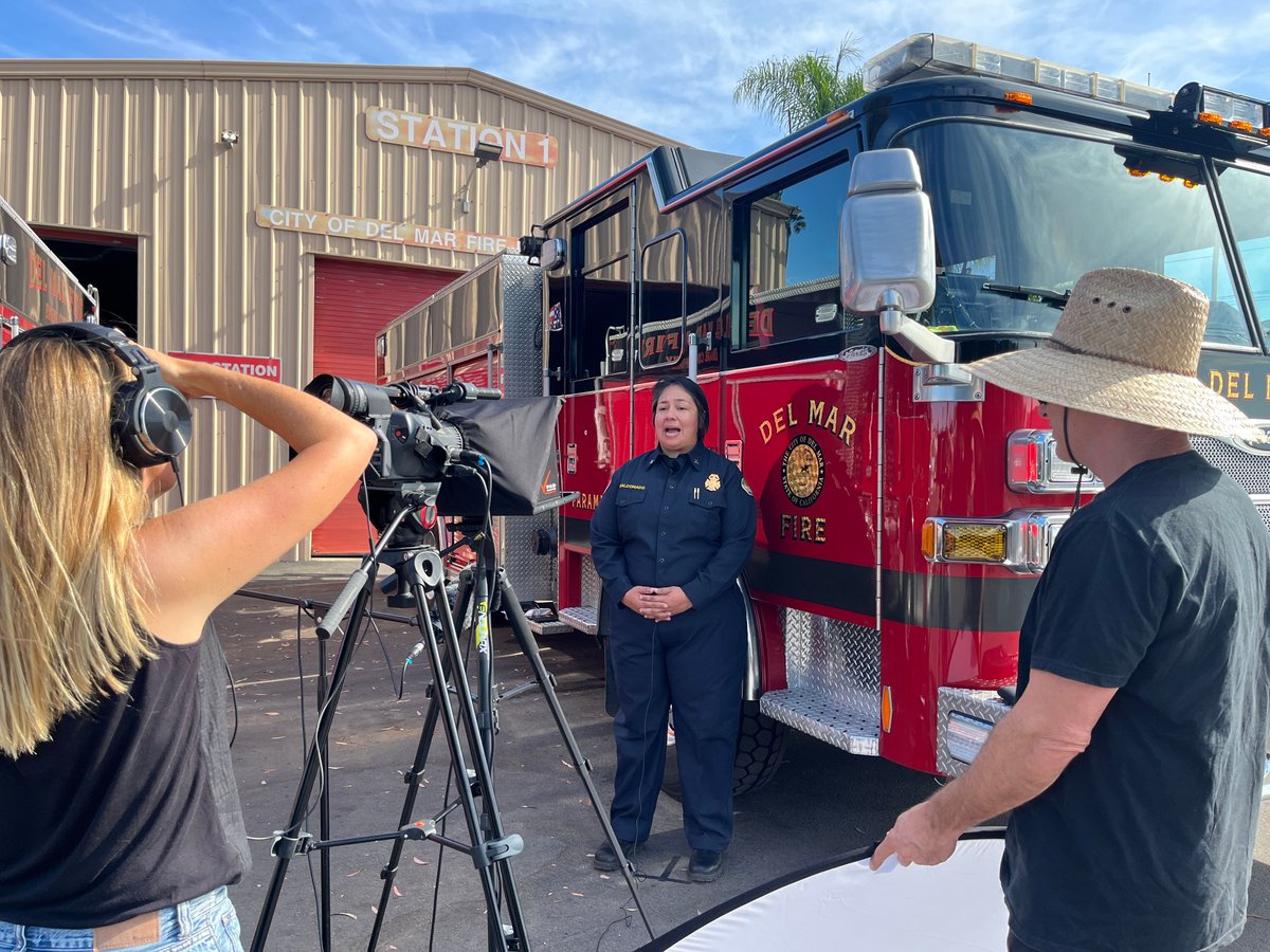CityDelMar's tweet photo. Fire Marshal Medi Maldonado covers emergency preparedness in a video series produced by Del Mar TV. https://t.co/htjHHynI1D