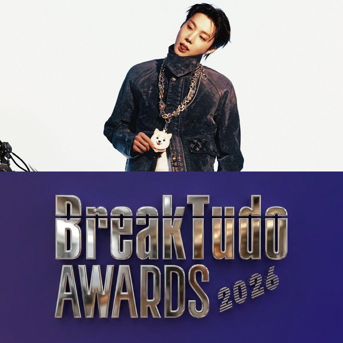 btschartsxdaily's tweet photo. [NEWS[ #JHOPE has been nominated in 2 categories at the BreakTudo Awards 2026 🏆

- Global Artist 
- International Collaboration Of The Year : SPAGHETTI ft. JHOPE

🗳️VOTE:  https://t.co/Qi9TI0VyH4
🗓️ Ends: October 17th https://t.co/RREQDwkTHX