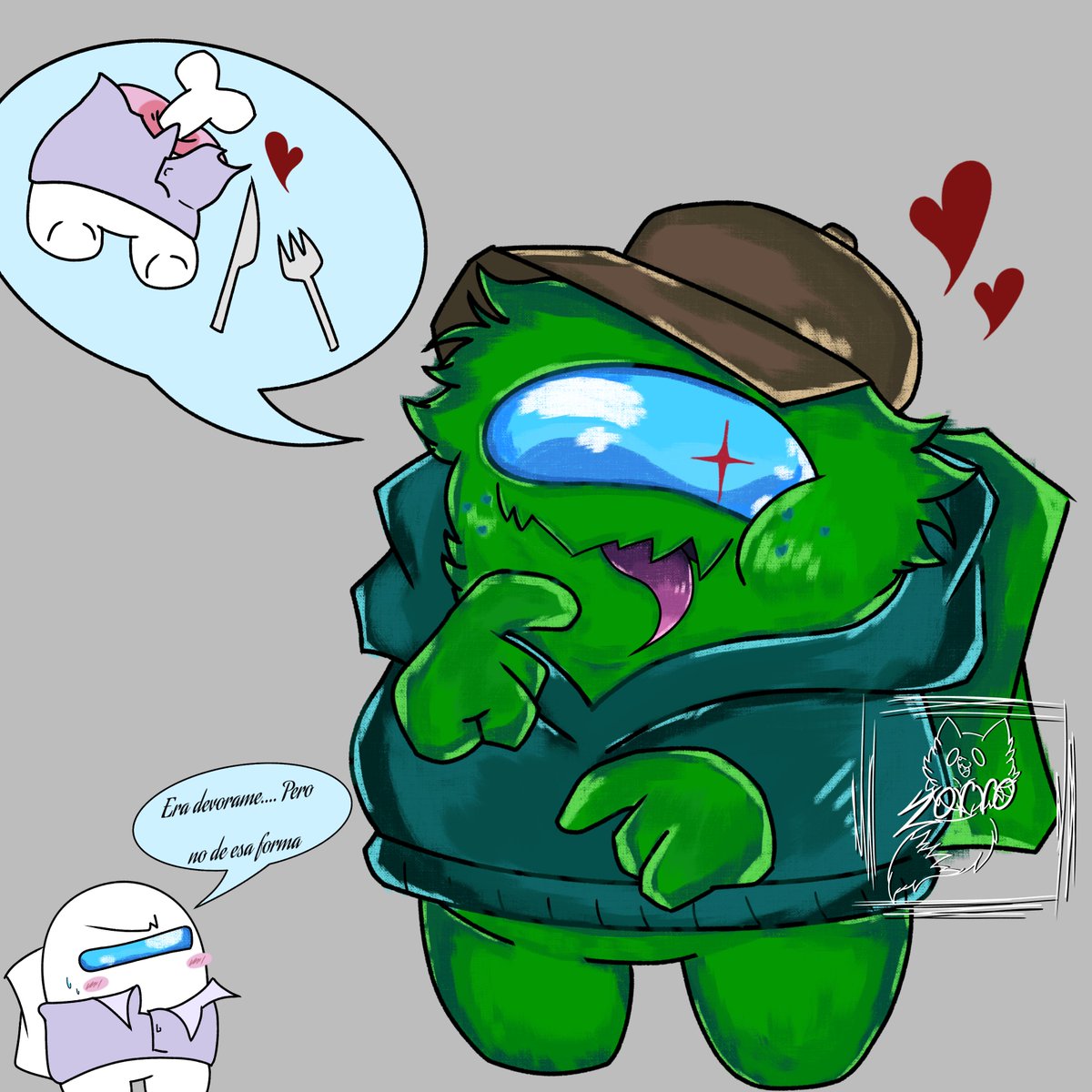 ZorroDC2's tweet photo. El wey que se lo toma todo literal 

#digitalart #dibujo #fanartㅤㅤㅤㅤ
#amongusfanart #amongusshow 
#amongusgreen 

#paidintern ? https://t.co/LjDtjtByLI