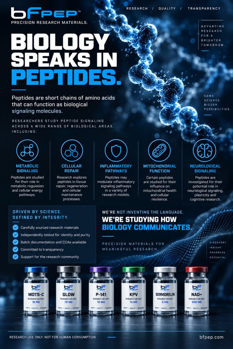 bfPepResearch's tweet photo. Not intended as medical advice. Simply sharing the science behind short chain amino acids. 👊🏼 https://t.co/Uq3nIFZVfF