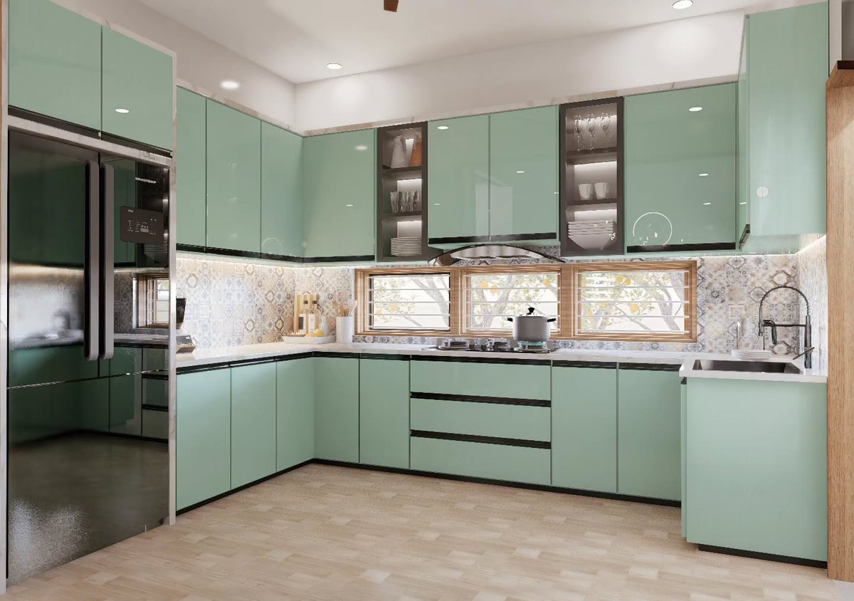 GilmaDicker5's tweet photo. A thoughtfully designed home where natural light, earthy textures, and contemporary details blend seamlessly. From the inviting courtyard and elegant dining area to the refreshing mint-green kitchen, every space balances function with warm, modern https://t.co/LZmSb0ufIT