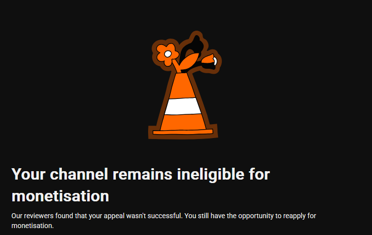 master_pivot's tweet photo. 7 Months ago I posted a video named "There is a Big Problem at YouTube!"

The same issue is stil happening now.

People are getting demonetized by YouTube AI. And YouTube takes forever to fix their mistake leading to many people losing their income. https://t.co/4qdGpALjwU