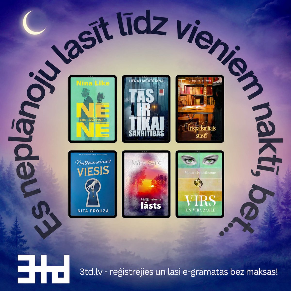 BorisSouffrll7's tweet photo. It seems every reader can admit to thinking they’d read just a little, only a few pages, but then looking at the clock to find it’s already dark outside. Yes, 3td e-library books can do that too. Don’t say we didn’t warn you! https://t.co/noMgS5tt5X