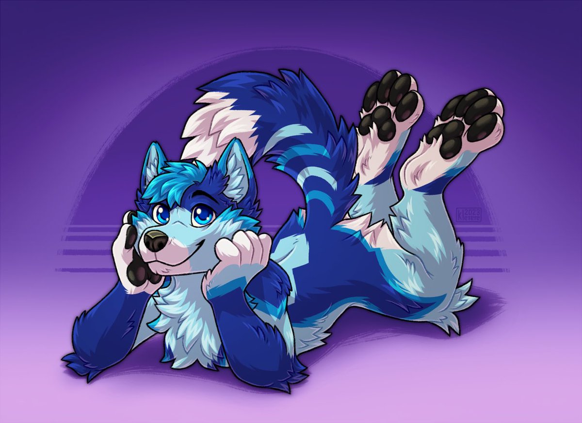 TerryH81740's tweet photo. Who wants to lay down and cuddle with this husky?🤗❤️🤗

#furry #furryart #paws #furryfandom https://t.co/ab1opyAkTi