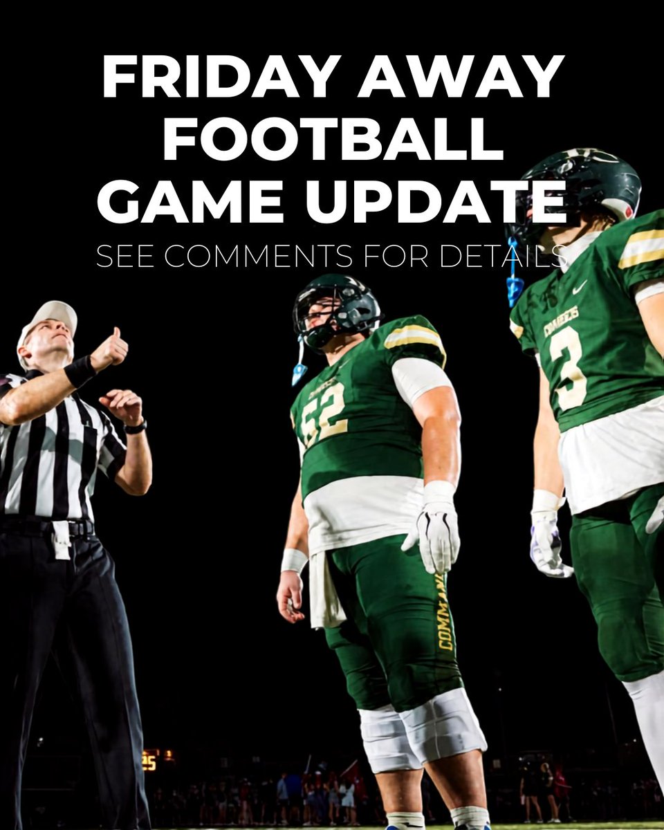 FCScommanders's tweet photo. There will be no FCS football game this Friday night.  The Commanders were awarded a win by forfeit due to the roster size issues that Clarksville Academy is facing at this time.

Join us Friday, September 25th for Homecoming and Cheer Clinic as the Commanders host Ezell-Harding! https://t.co/WsUV0w308b