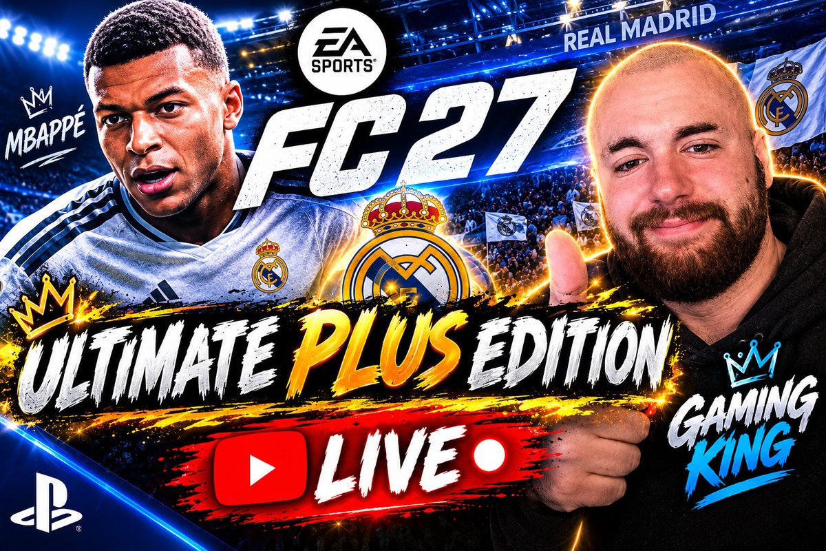 Crash_king25's tweet photo. https://t.co/ShVUhN1YBK 🎮🔥 FC 27 IST DA! 🔥⚽Gaming King freut sich auf euch! ❤️
🔴 LIVE AB 00:00 UHR
⚽ FC 27
🔥 Ultimate Plus Edition
👑 Gaming King
Abonnieren ist kostenlos – also gerne da bleiben! ❤️
#FC27 #EAFC27 #FC27Live #EAFC #UltimateTeam #FUT27 #GamingKing #FC27 https://t.co/Lq5JDfI1tq