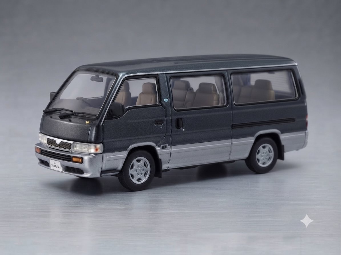 _1__5__7_'s tweet photo. #トミカリミテッドヴィンテージで発売されてほしい車種 E24系キャラバン。ワゴン/バン問わず商品化を希望(特に前期/中期) 

100系ハイエースや初代(E20系)が商品化されているから街中でよく見かけたこの型も出ないかな…と。 https://t.co/KwOqYtTm43