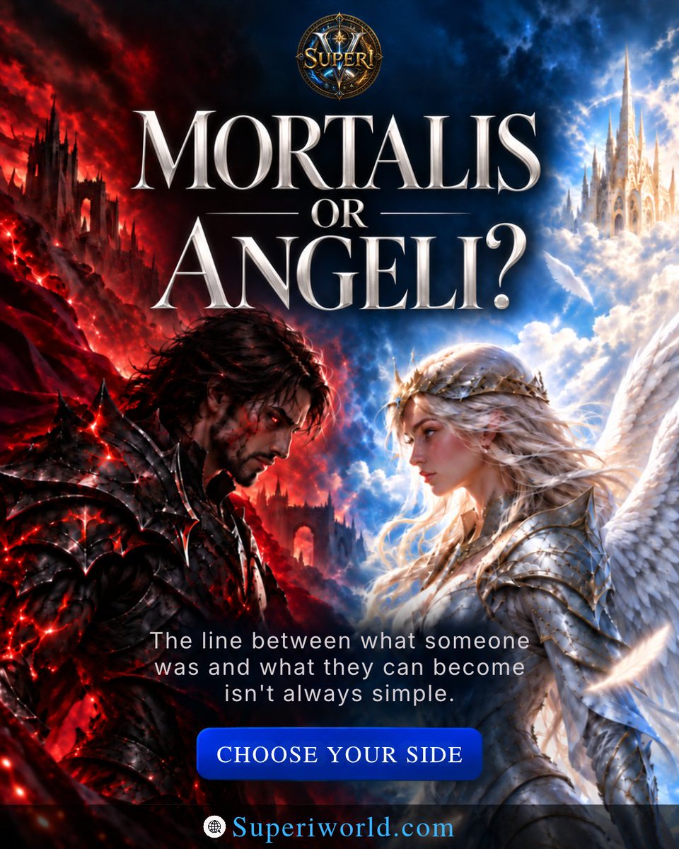 ClintSciFi's tweet photo. Light or darkness? ⚔️✨

In the world of Superi, destiny isn't always divided into good and evil. Ancient powers, hidden truths, and difficult choices await.

Enter the world of Superi:
🌐 https://t.co/7sO3O8thfD
#Superi #EpicFantasy #FantasyBooks #BookTwitter #FantasyReaders https://t.co/x7IVTkfPm2