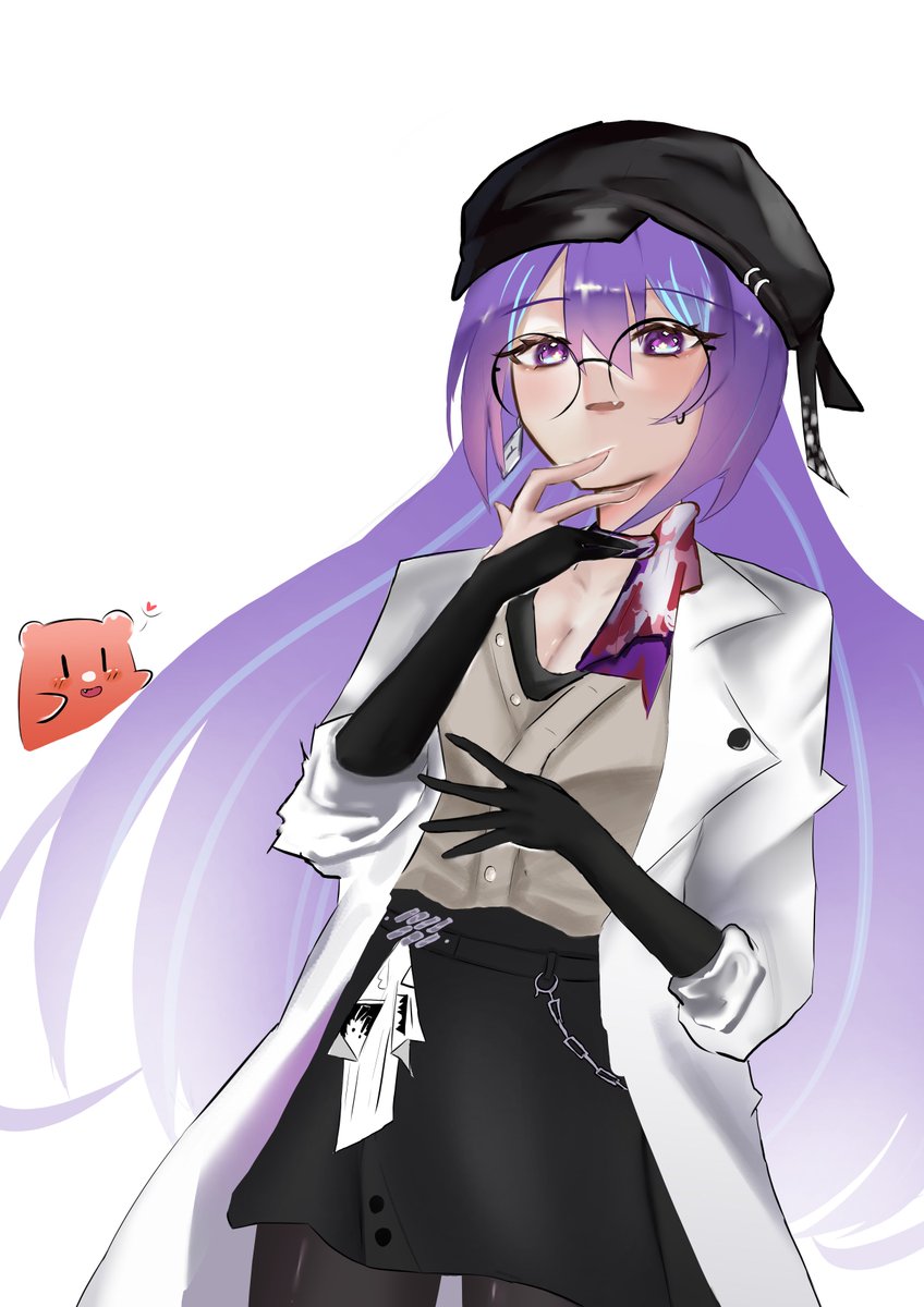 SHIROARI_46's tweet photo. Luna but in Nihilux outfit 
#Lunatrillust @LTX022 https://t.co/thB5raNvAw