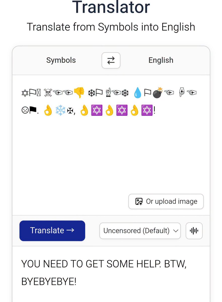 Yonathancity's tweet photo. @kaelakovalskia @Fethchu69 Get triggered with a mere  "Symbol"
What a retard. https://t.co/wu4sK0530Z