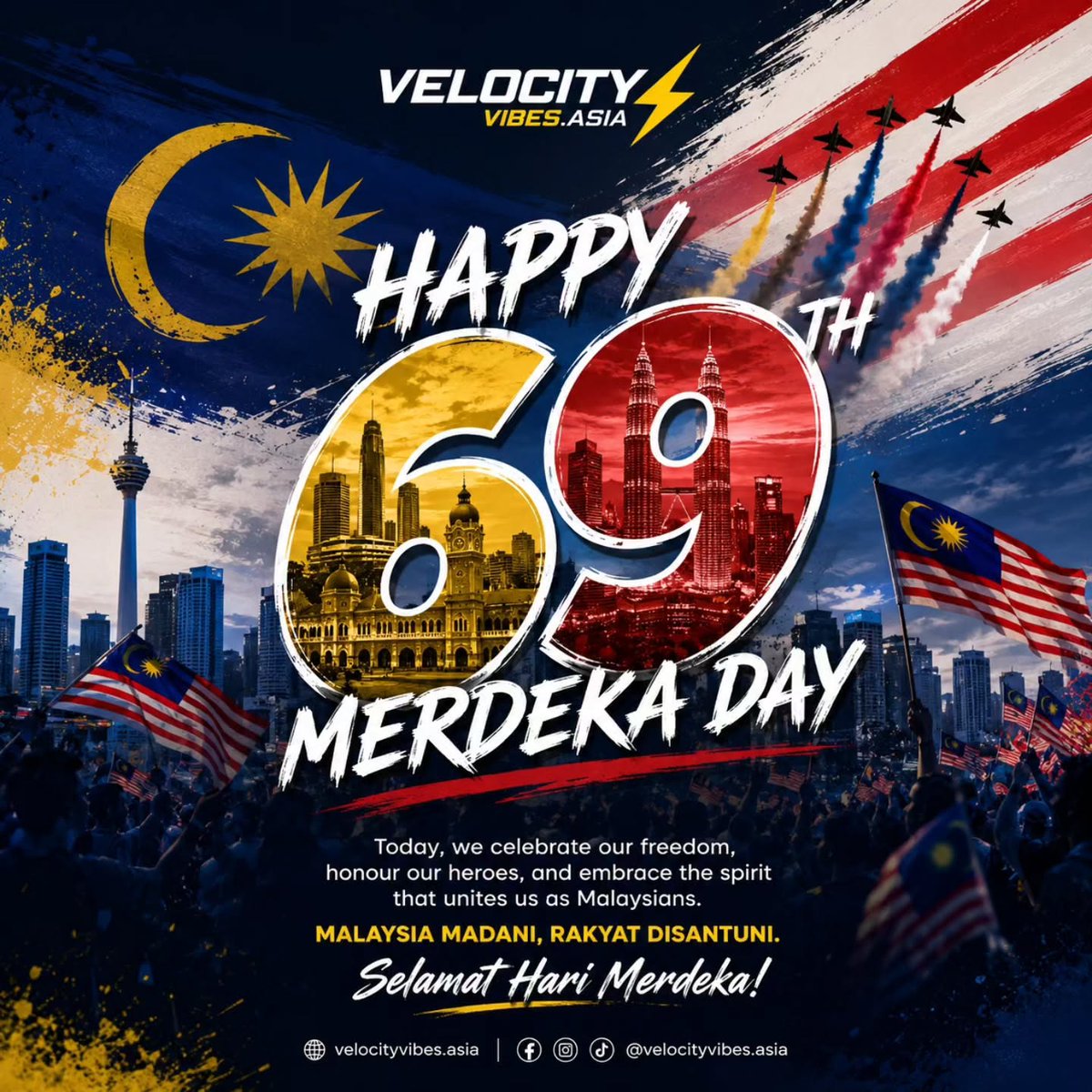 EarlineWeigdlx's tweet photo. Wishing all Malaysians a Happy Merdeka Day! https://t.co/EXj2umr67T