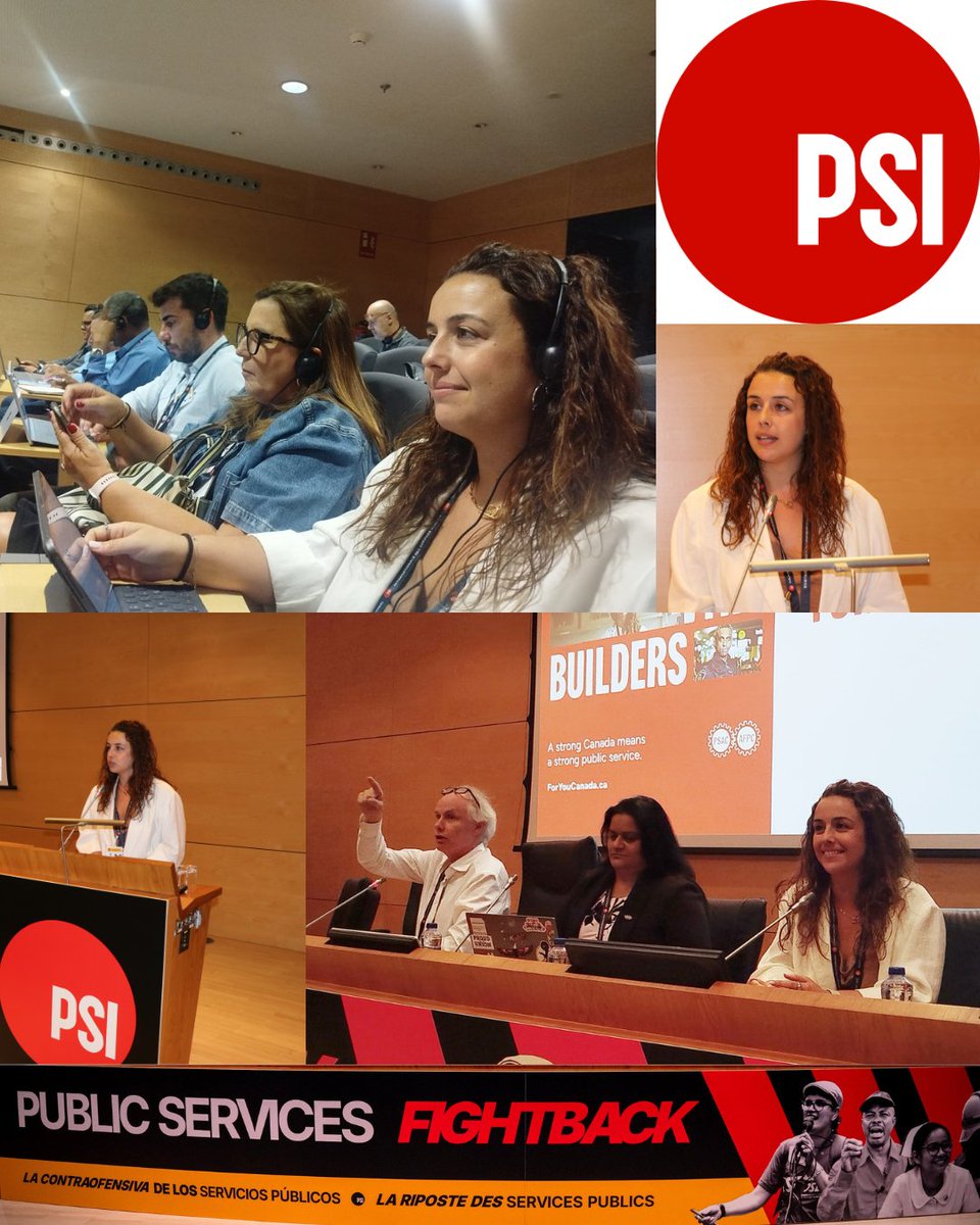 fssccoo's tweet photo. 🗣️ La FSS-CCOO hemos participado en la Conferencia 

🌊  "La contraofensiva de los Servicios Públicos" 

👉 organizada por la Internacional de Servicios Públicos, @PSIglobalunion en Madrid, el 16 y 17 de septiembre

#PSIunions https://t.co/yEmT71m9hC