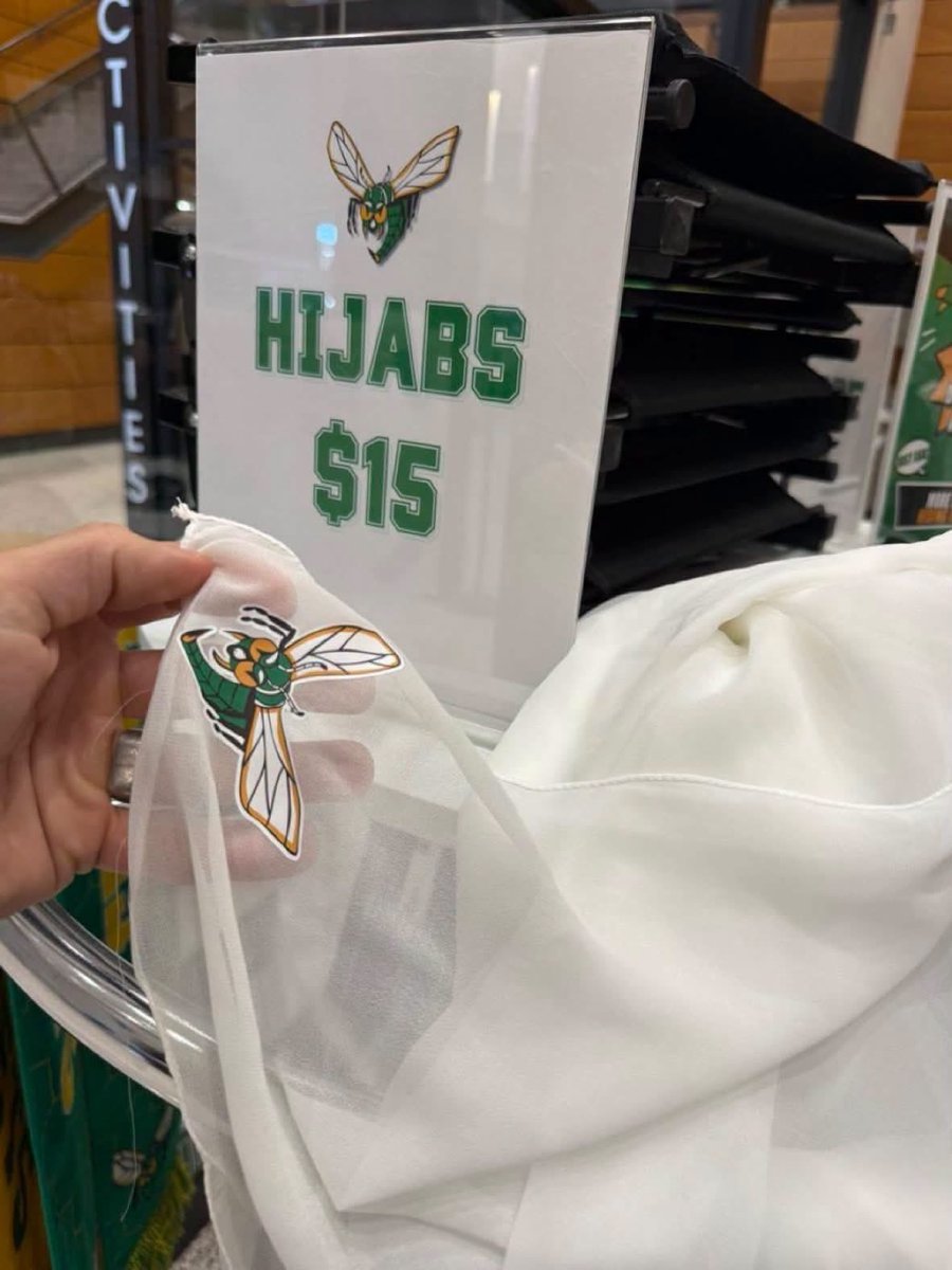 RobSchnei1der's tweet photo. Edina High School in Minnesota is now selling hijabs with the school logo…. 
Which is very
#Christianophobic https://t.co/GCK6rP5Vsg