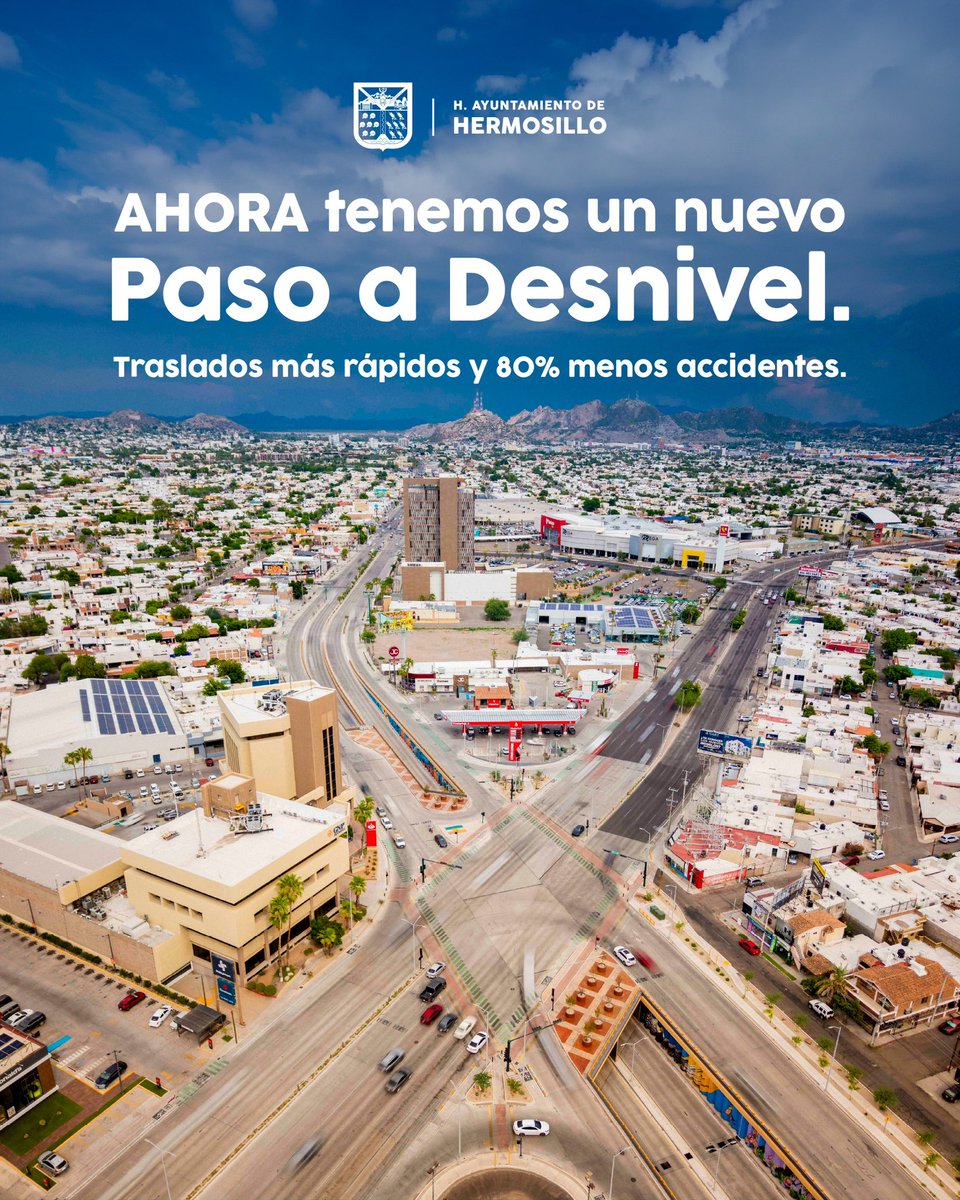 tonoastiazaran's tweet photo. 🚧🚗 ¡Hermosillo avanza con una mejor movilidad!

Obras como el nuevo paso a desnivel Colosio y Solidaridad y el Libramiento Norponiente se suman al trabajo para mejorar nuestras vialidades, reducir accidentes y hacer más ágiles los traslados.

El cambio ya está en marcha y seguimos trabajando para llevarlo más lejos. 🙌🏼

#SegundoInformeDeResultados #EnLaHAvanzamosJuntos
