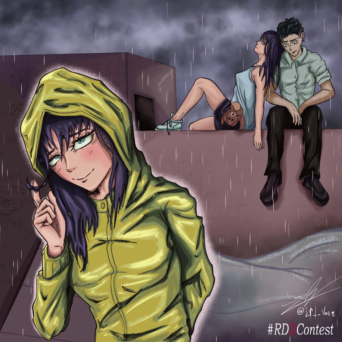 JR__Vasq's tweet photo. Rainy Day Date fanart!!

This was my entry! The background is lowkey buns, but I like the rendering.
The story was not what I expected at all on GlobalComixs even though there was a romance tag lol @Broshimitsu

#RDDContest #contest #fanart #manga #drawing https://t.co/2VQVXfGpLL