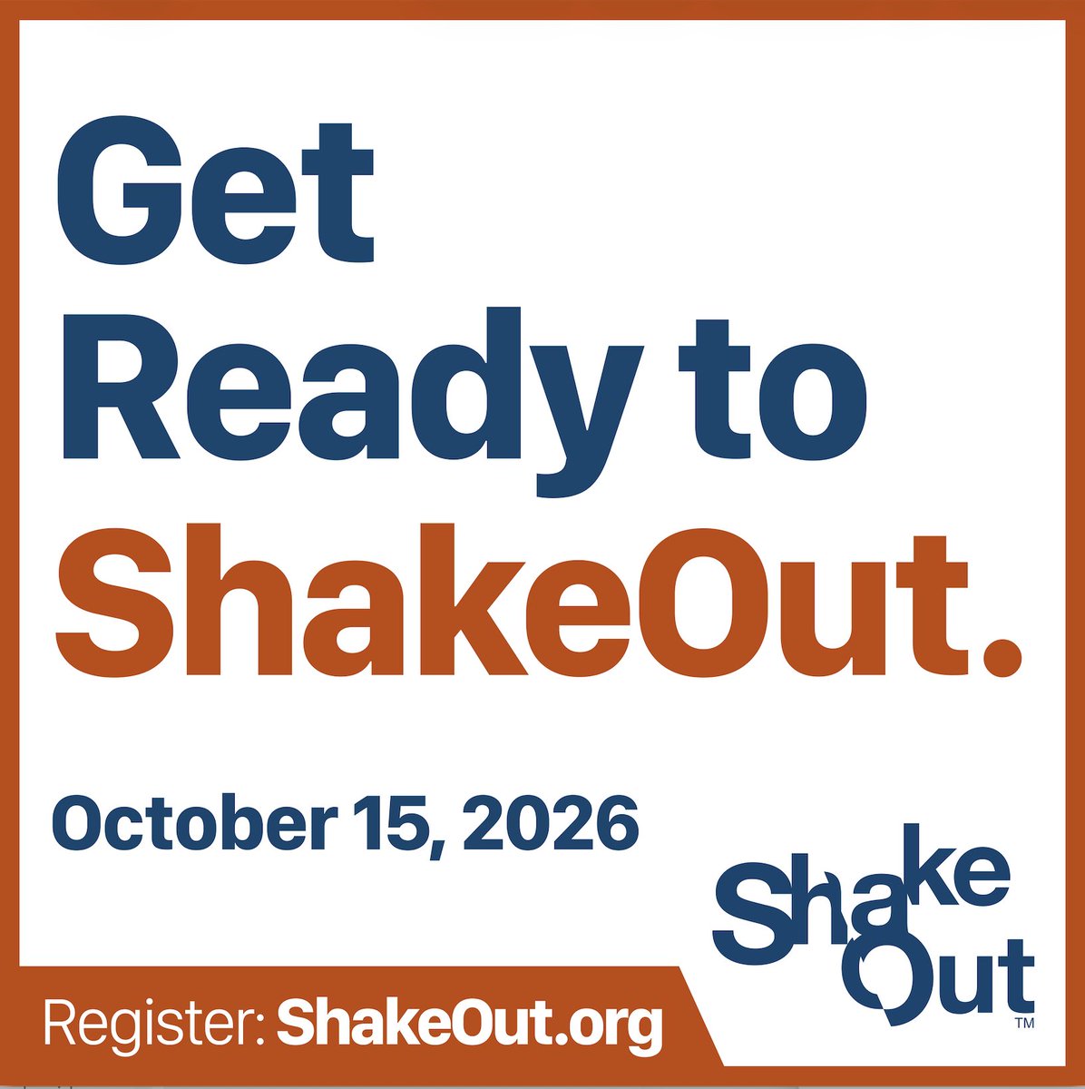 MoSEMA_'s tweet photo. The Great “ShakeOut” Annual Earthquake Drill is only four weeks away! More than 260,000 Missourians are already registered for the annual “Drop, Cover, Hold On” exercise. 

“Many people do not realize that Missouri is home to a large, active seismic zone in the Bootheel,” State Emergency Management Agency (SEMA) Director Jim Remillard said. “So far in 2026, there have been 110 small earthquakes in our state – the most recent on Sunday. While these are generally under 2.0 magnitude earthquakes and not felt by most people, the ShakeOut drill is a great opportunity to practice three simple actions so you’ll know what to do when an earthquake occurs, which can happen without warning.”