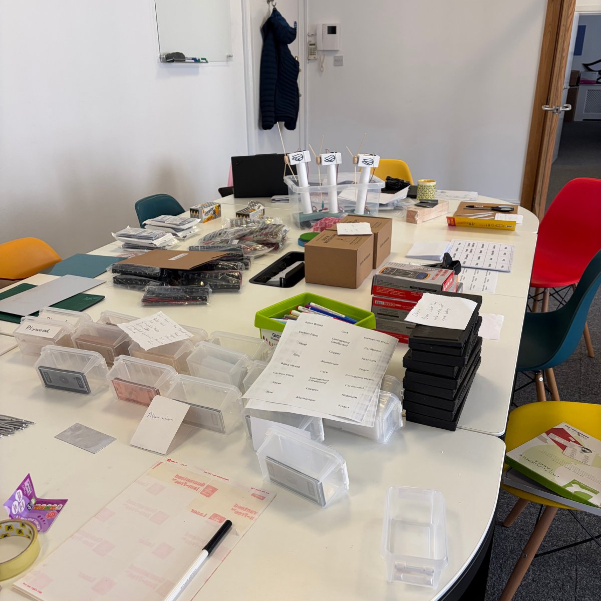 SmartSTEMs's tweet photo. Take a look at some behind-the-scenes of Paul putting together our Materials Science and Renewable Energy boxes. Getting them ready to be delivered to the first school.

Special thanks to @iom3 and Armours and Brassiers’ Company for funding this initiative.

#CollabIsKey https://t.co/M2y2323TY2